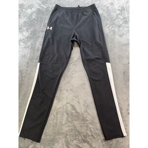 Under Armour Men's Twister Training Pants Black Tapered Ankle Zip Medium